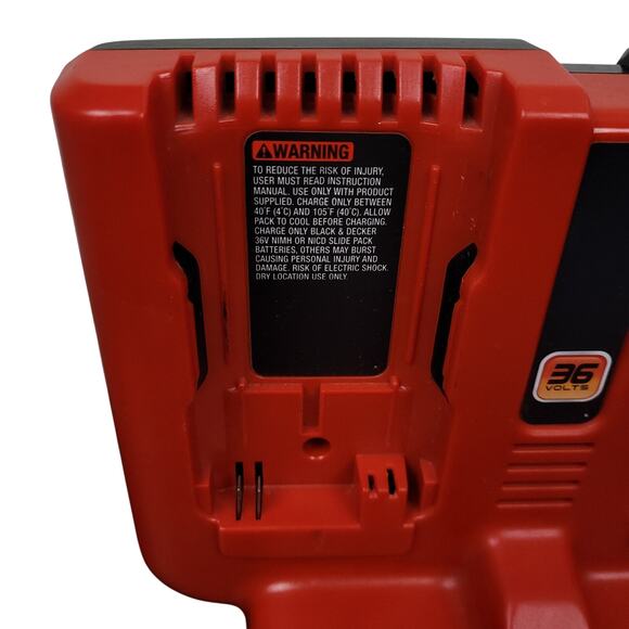 Black & Decker 36V Battery Charger XRC360 OEM Tested & Functional BATT NOT INCL - Picture 4 of 9